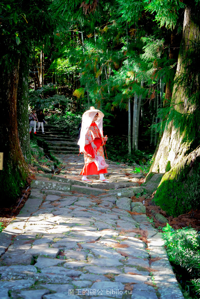 和歌山 熊野那智大社 在世界遺產古道體驗平安貴族裝束 日本三大瀑布之一 那智瀑布 @魔王的碗公