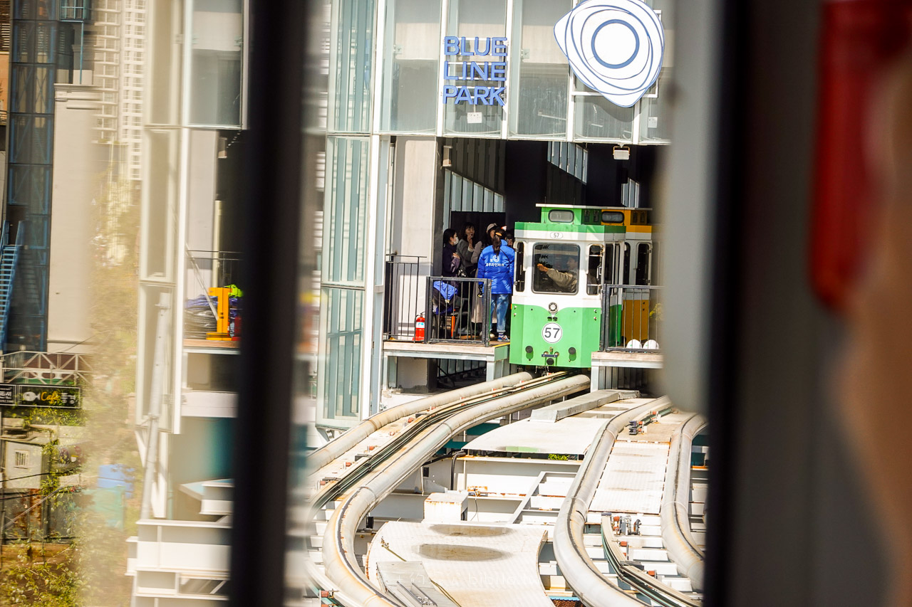 海雲台Blueline Park海濱列車  釜山最新旅遊景點 天空膠囊列車超萌 @魔王的碗公
