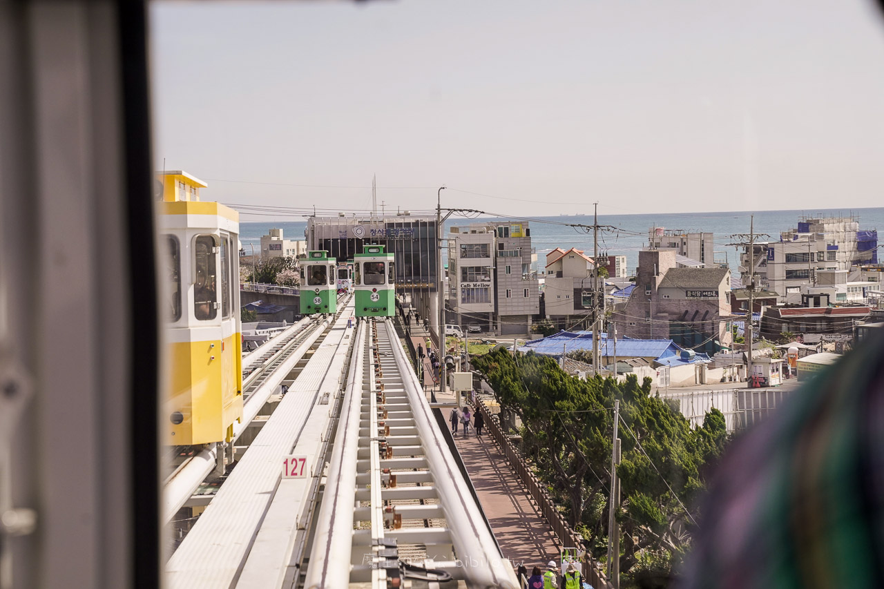 海雲台Blueline Park海濱列車  釜山最新旅遊景點 天空膠囊列車超萌 @魔王的碗公