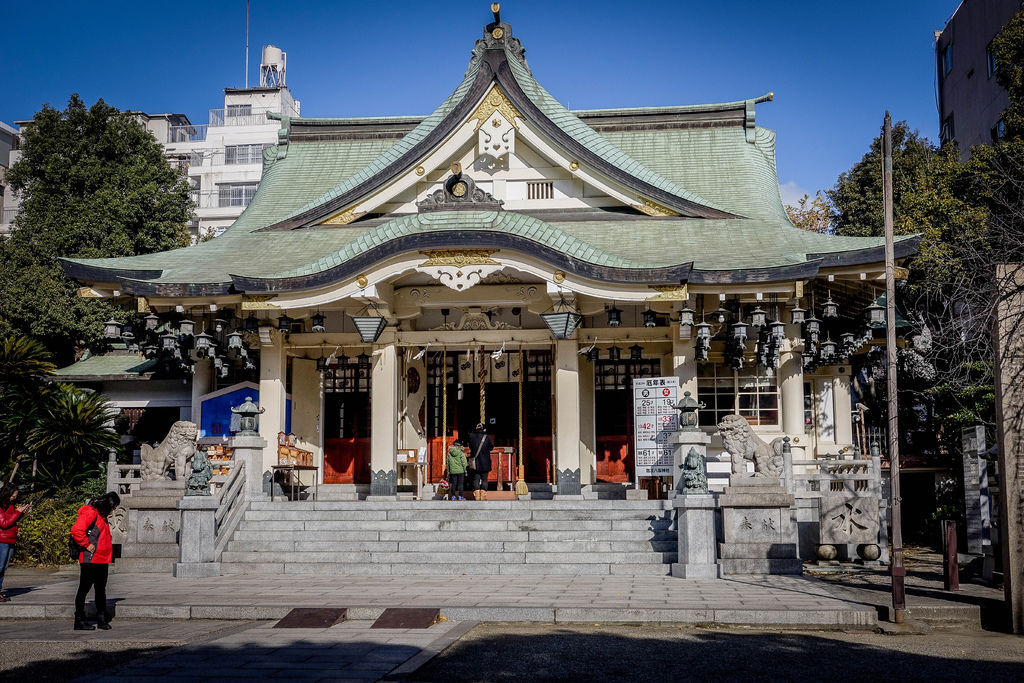難波八阪神社  日本旅遊 大阪市 魄力十足的獅子頭神殿祈求幸運 關西景點 @魔王的碗公