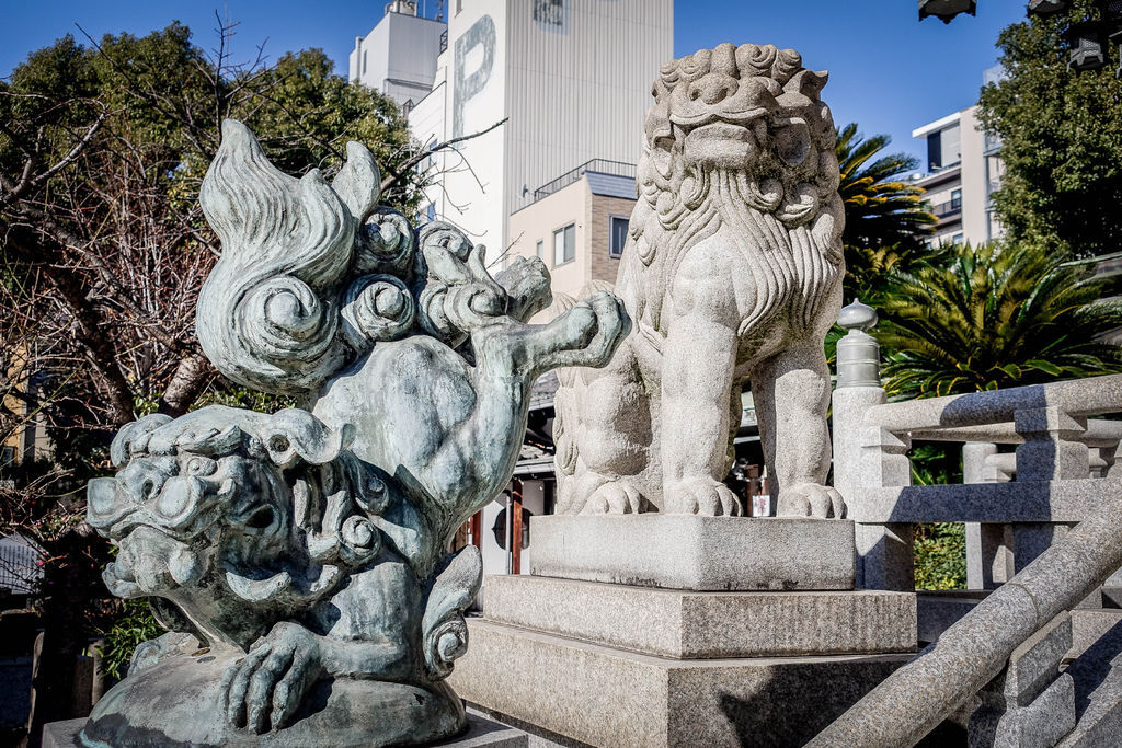 難波八阪神社X魔王  日本旅遊 大阪市 魄力十足的獅子頭神殿祈求幸運 關西景點 @魔王的碗公